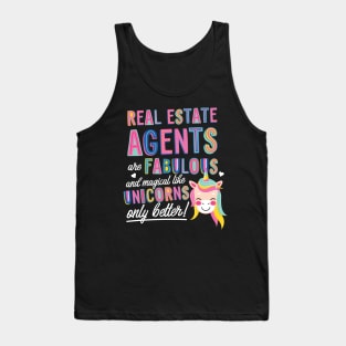 Real Estate Agents are like Unicorns Gift Idea Tank Top